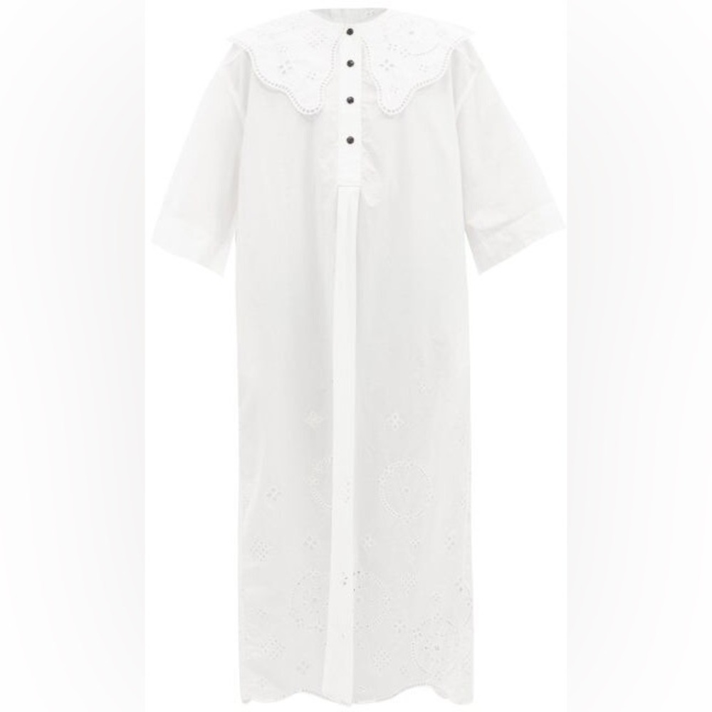 Ganni Oversized Midi Dress - Picture 2 of 9